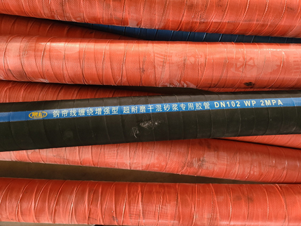 鋼簾線纏繞干混砂漿專用膠管